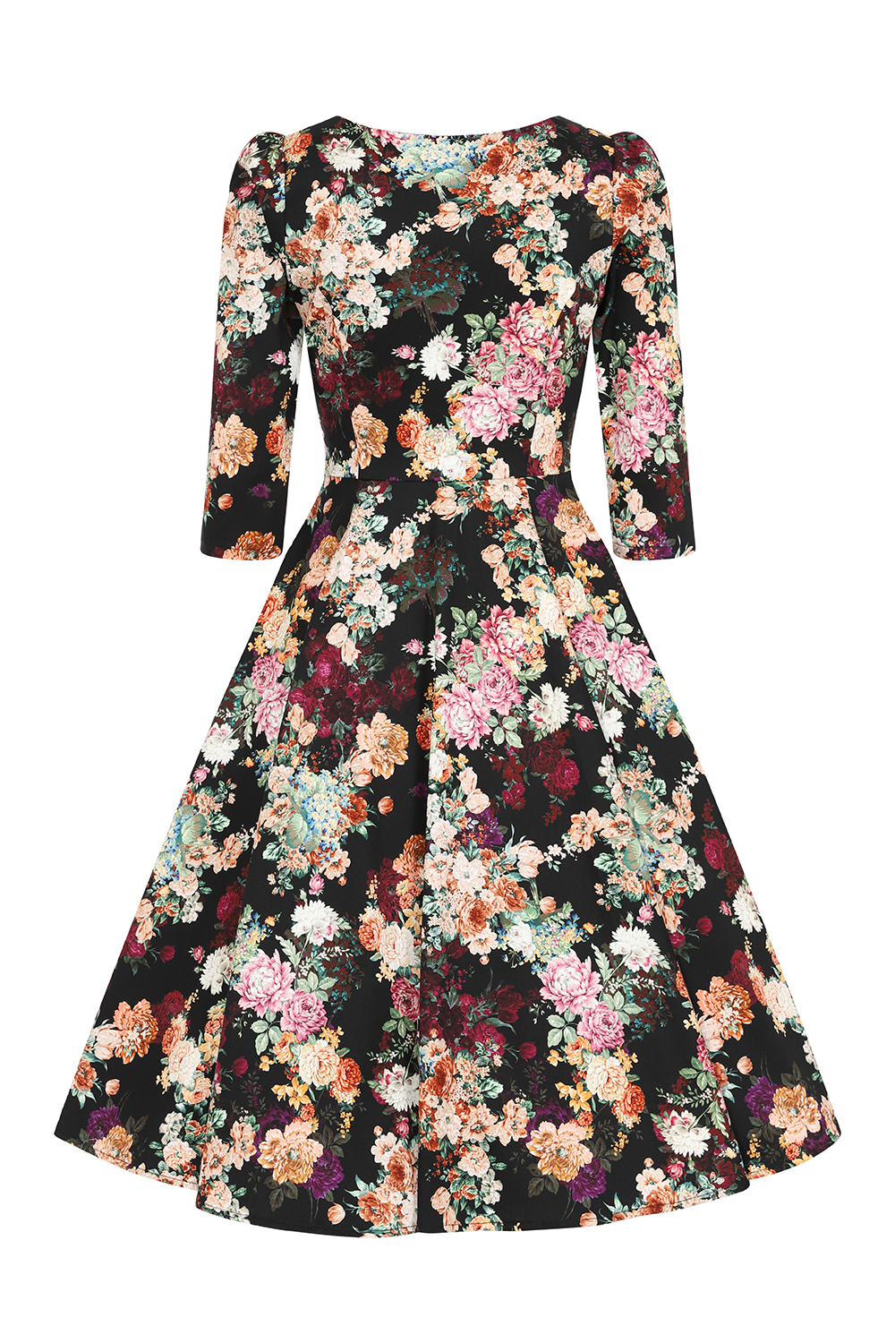 Daphne Floral Swing Dress